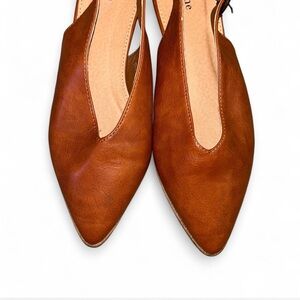 Bohme Leather Brown Women's Flats - size 7